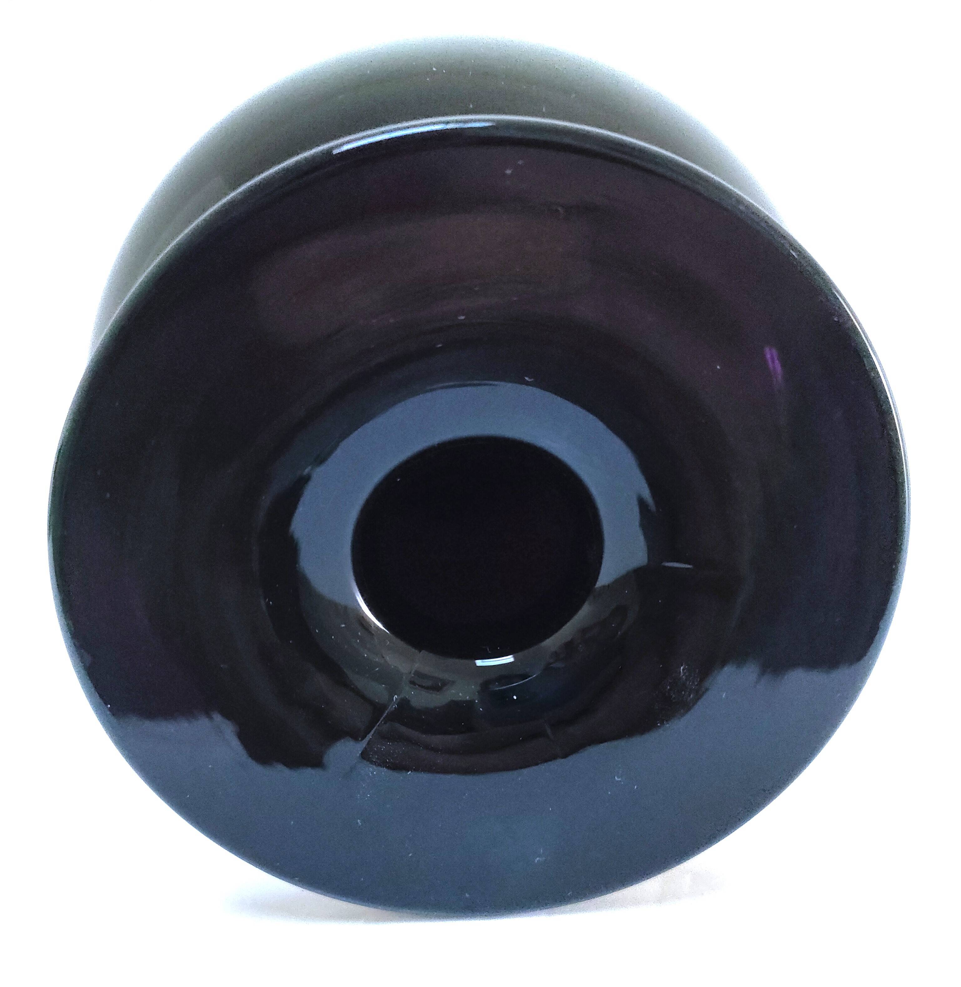 Bob le Bleis ball vase Moorish glassware Old glass paste