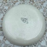 6 Longchamp Fondue Plates – 22 cm – Vintage Enameled Stoneware