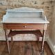 Dressing table, vanity unit in wood and marble 90x18 CM