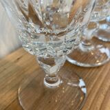Set of 4 glasses wine Saint Louis model Guernsey