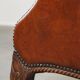 Fully restored antique sheepskin armchair