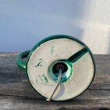 Vallauris lamp in green ceramic