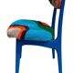 Mid-century Buttoned Chair Handmade, Dark Wood, Rajmund Halas, Poland, 1960s
