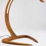 SCORPIO Walnut Wood Desk Lamp
