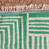 Traditional handmade pure wool rug, size 140 x 260 cm