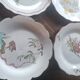 Ceramic plates. 70s/80s Work inspired by the 16th and 17th centuries.