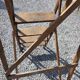 Old wooden step ladder with 6 steps