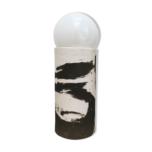 Lampe en terres mêlées
