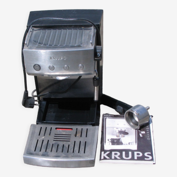 Krupps stainless steel coffee machine
