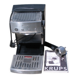 Krupps stainless steel coffee machine