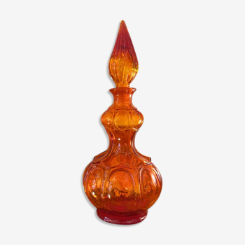 Ruby red Empoli decanter