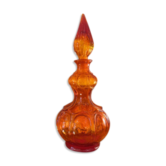 Ruby red Empoli decanter
