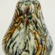 Glazed ceramic vase Primavera art deco