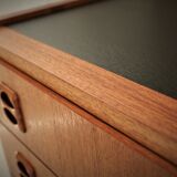 Scandinavian design enfilade in teak and teak veneer