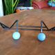 Wall-mounted coat rack 4 balls