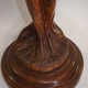 Saddle statue of macif/vintage wooden woman