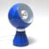 Blue ball lamp Piero de Martini Reggiani 1968