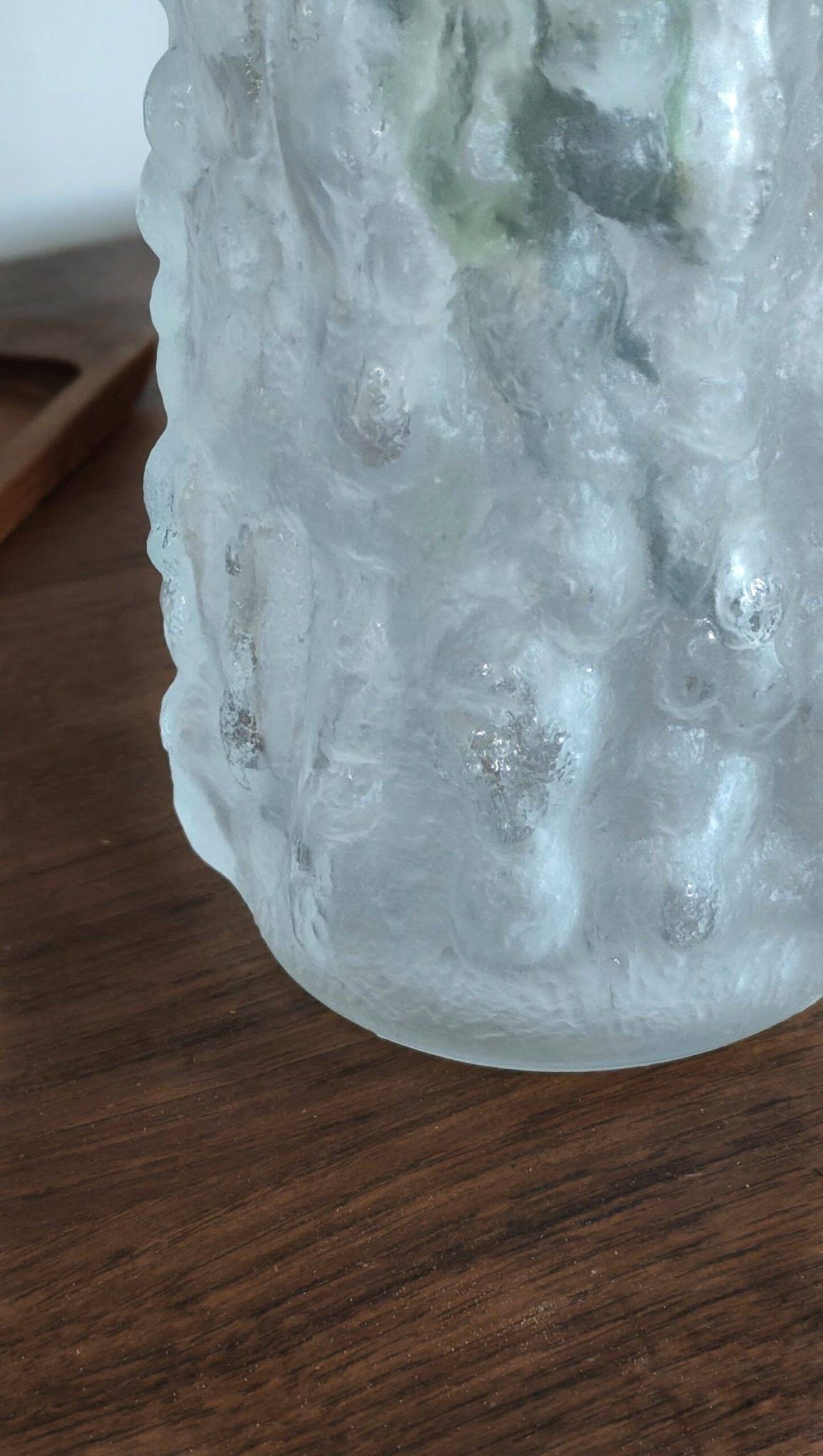 Vintage Scandinavian glass vase