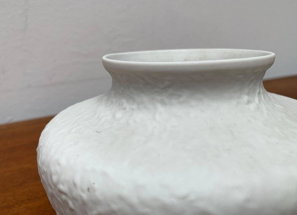 German ceramic vase mid-century style from Porzellanfabrik Metzler & Ortloff, 1960s