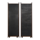 Vintage Container and Chest of Drawers Set in Wood and Leather by Afra & Tobia Scarpa for Maxalto, Italy, 1970s, Set of 2