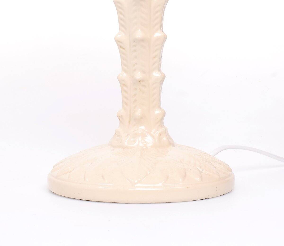 Vintage ceramic palm tree lamp, 1970s