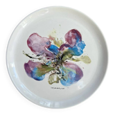 Zao wou ki porcelain plate orchid plate box set
