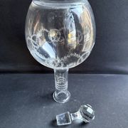 Engraved crystal carafe - Saint Louis Stella
