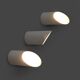 Oblique wall lamps by Claudio Dini for Bieffeplast, 1970s, set of 3.