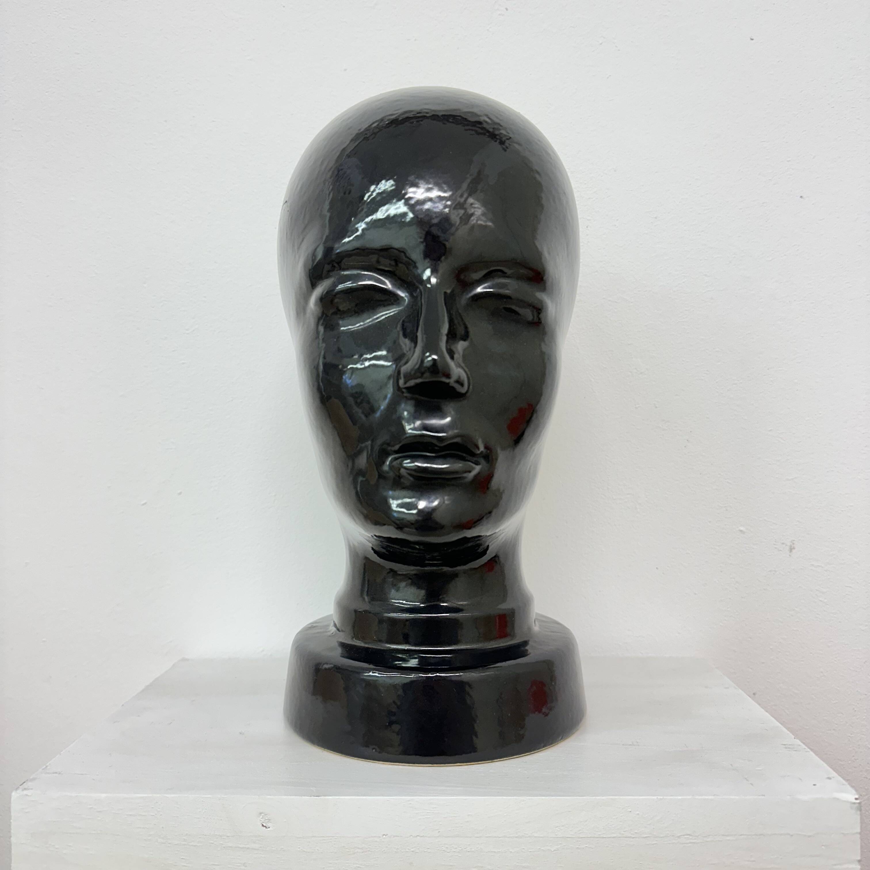 Mid-Century Ceramic mannequin Head from Scheurich West Germany , 1970s