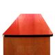 Wooden sideboard with fuchsia pink and black formica, 1950s, 130x50x100cm