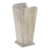 Italian Modern Travertine Umbrella Stand 1970s