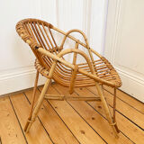 Child chair in rattan