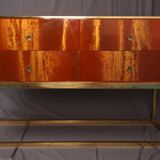 Maison JANSEN Commode en laque nuagée vers 1970