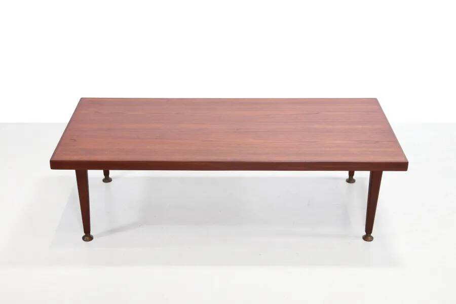 Mid-century Scandinavian modern teak coffee table