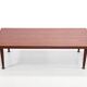 Table basse scandinave moderne en teck du milieu du siècle