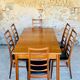Set of 6 Scandinavian Teak "Lis" chairs by Niels Koefoed, Circa 1960