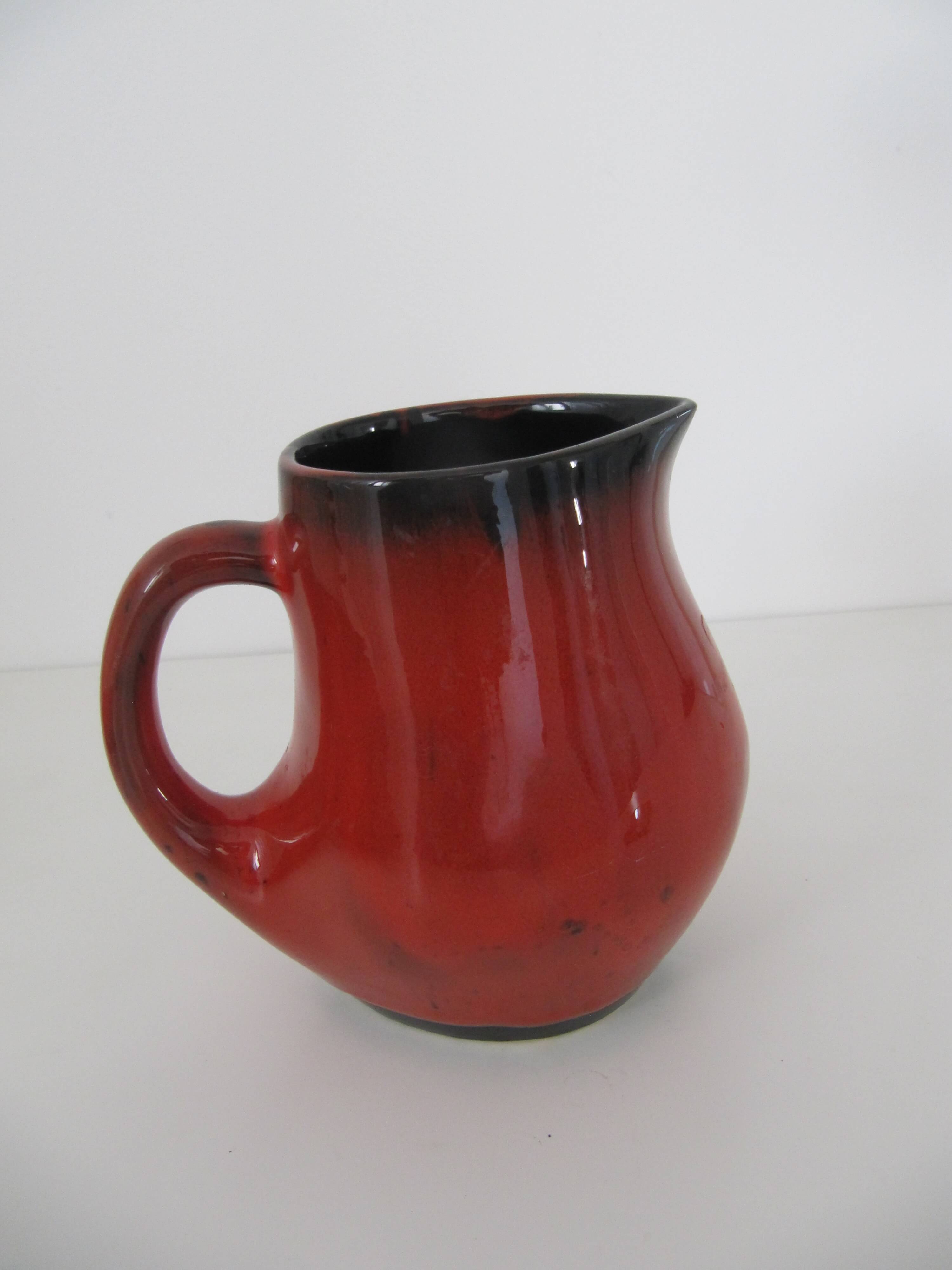 Vintage Bresse ceramic pitcher