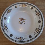 Vintage flat plate in Gien earthenware.