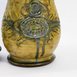 Pitcher with lid, stamped