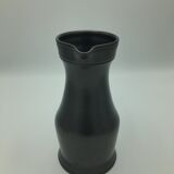 Black ceramic pitcher by Elchinger for Vallauris