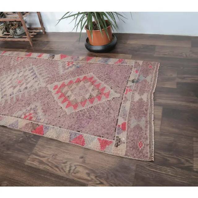 Turkish Hand-Knotted Runner 80x314