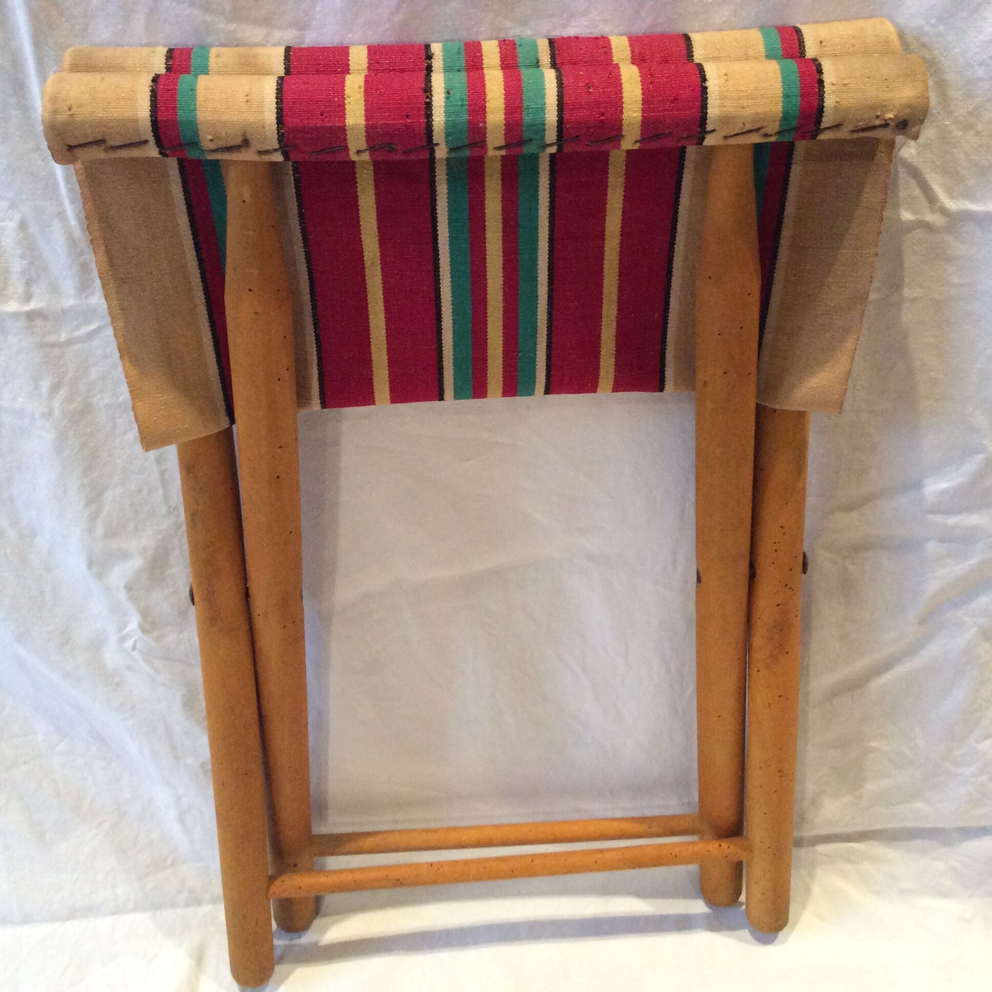 Folding vintage stool