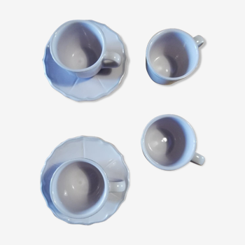 Set of 4 cups parma 2 saucers