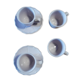 Set of 4 cups parma 2 saucers