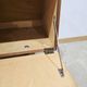 Vintage Mahogany-Coloured Sideboard with Brass Handles – 1990s
