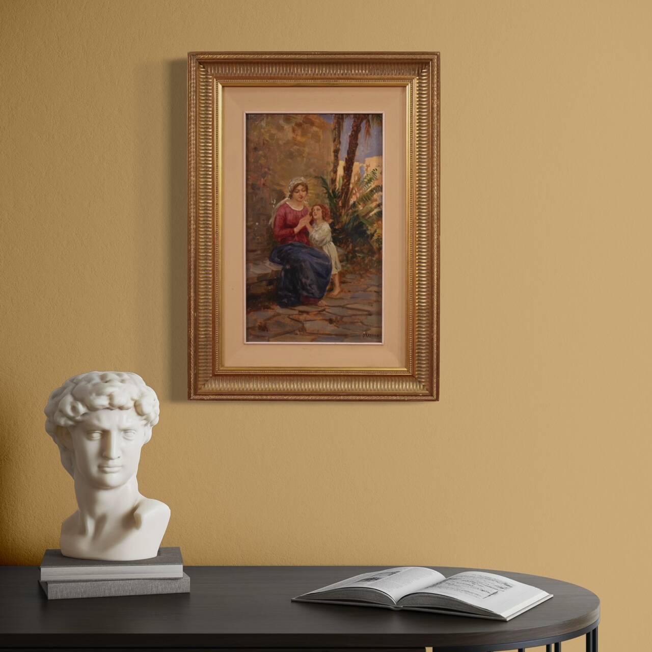 20th century painting signed Grassis G.