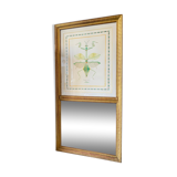 Trumeau old gilded mirror