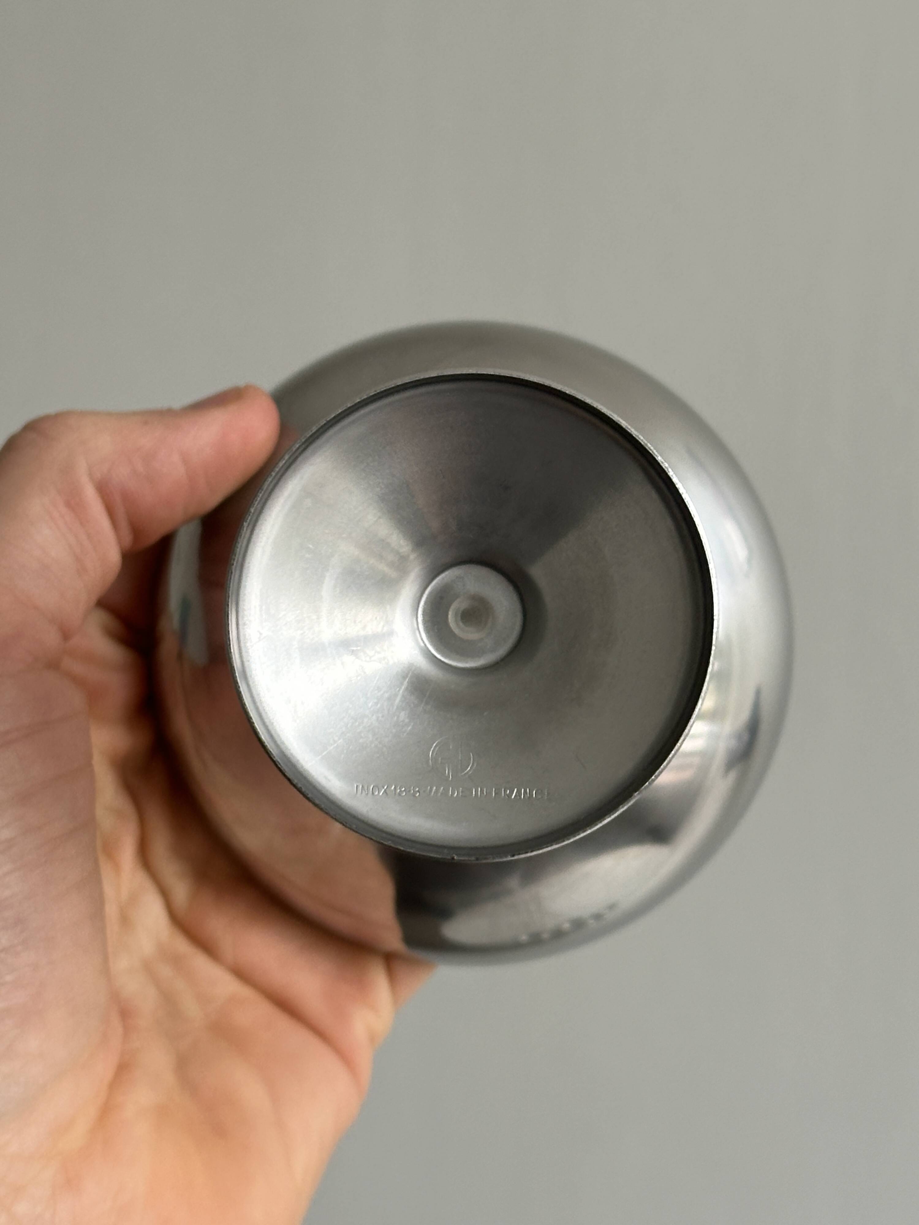 6 stainless steel footed bowls, Letang Remy style