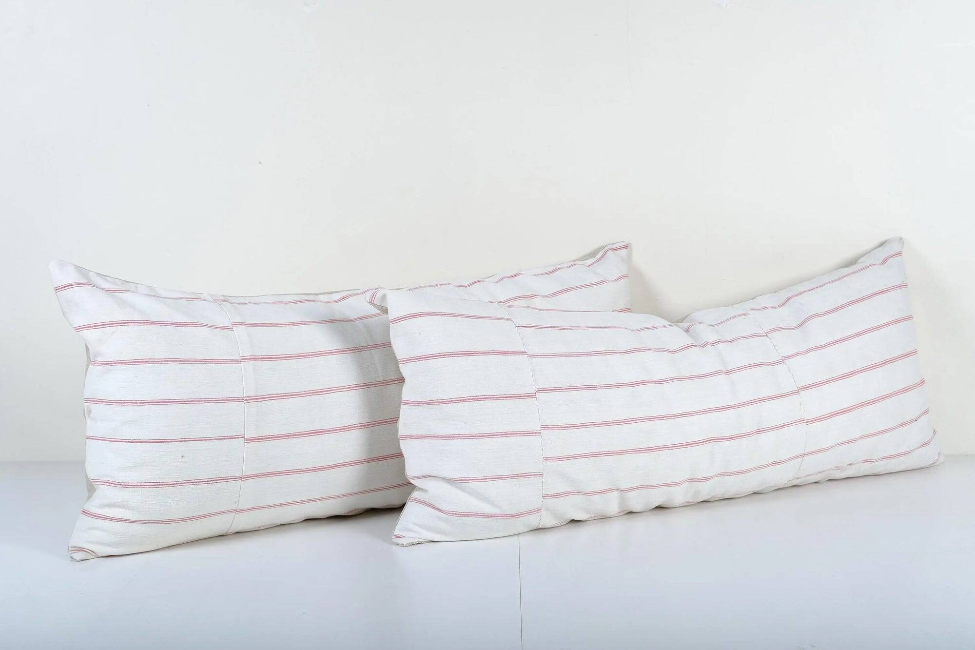 Set of 2 vintage Turkish cushion covers 41x94 cm