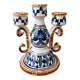 Glazed ceramic candle holder